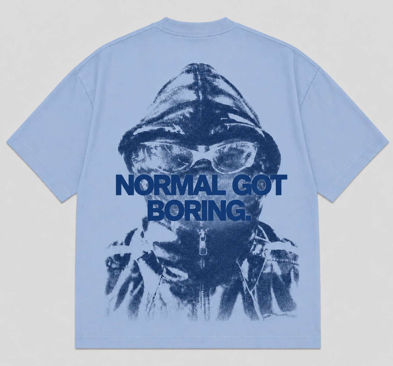 Normal Got Boring T-shirt in blue