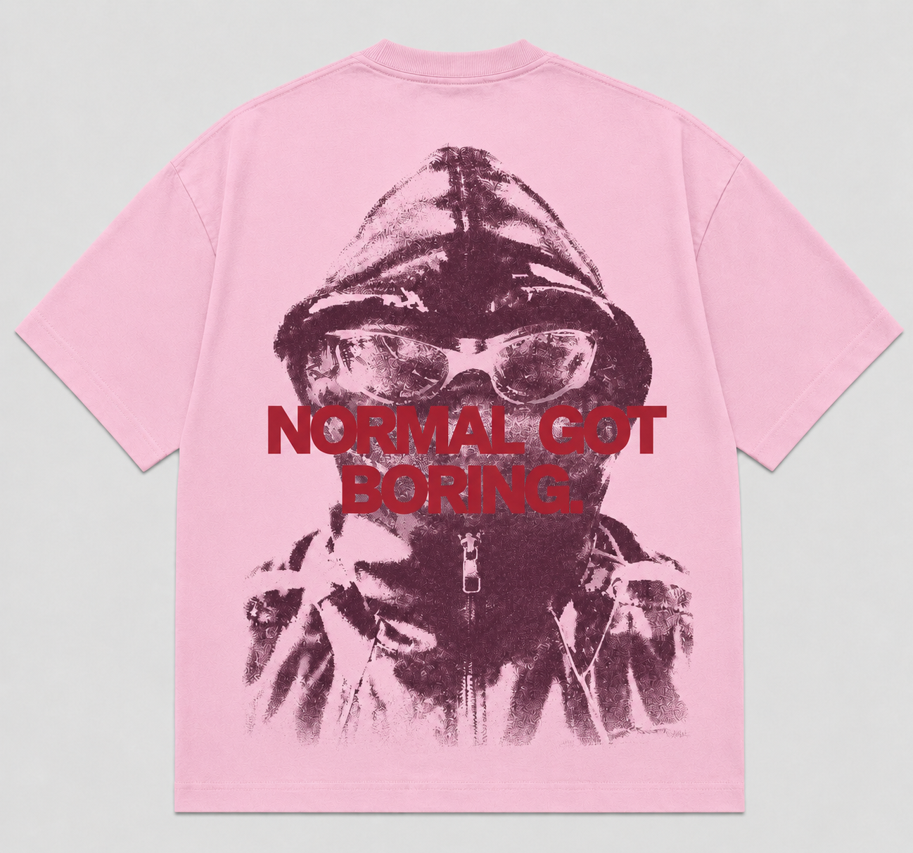Normal Got Boring T-shirt in pink