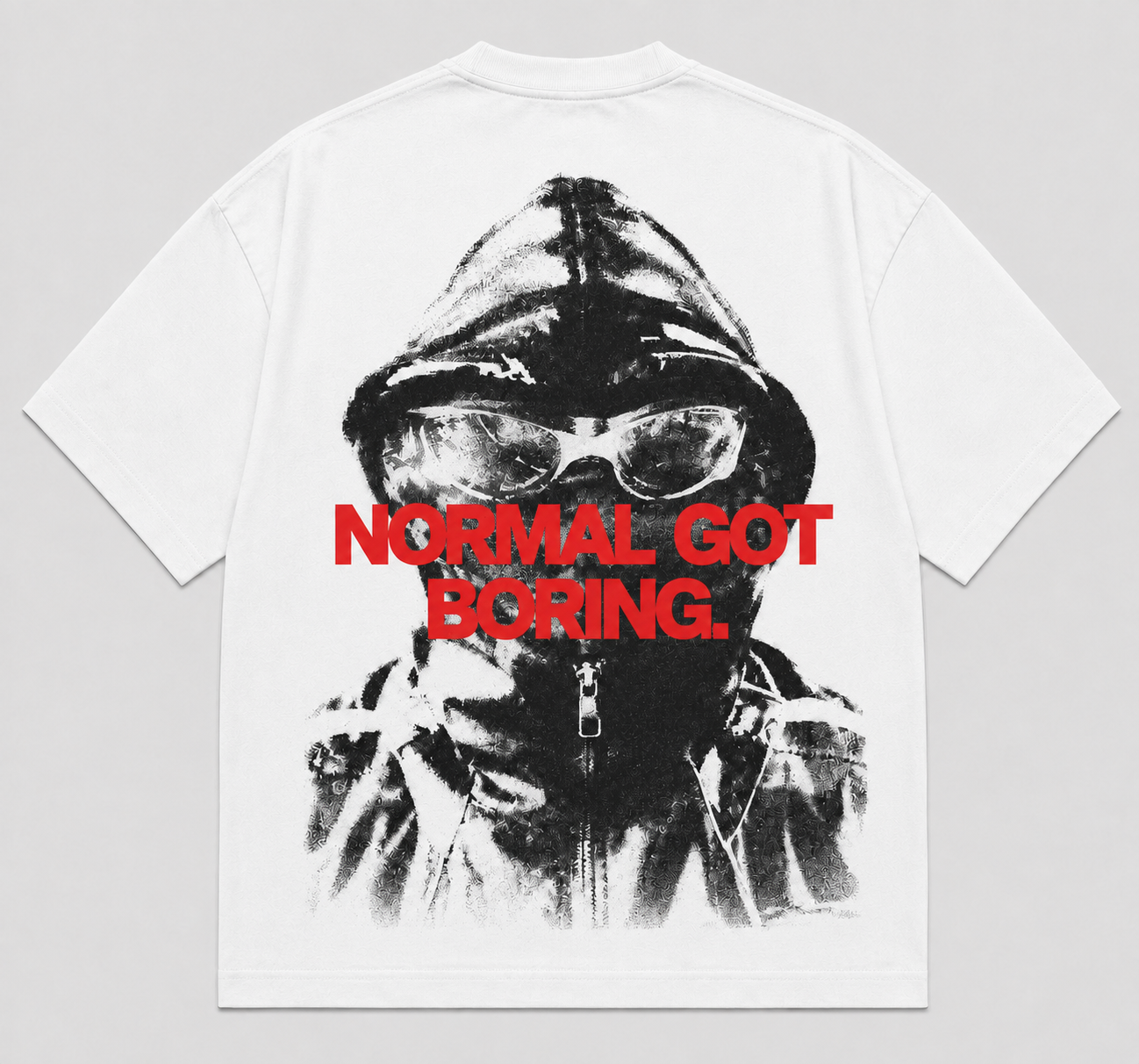 Normal Got Boring T-shirt in white